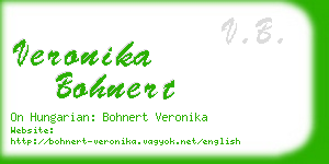 veronika bohnert business card